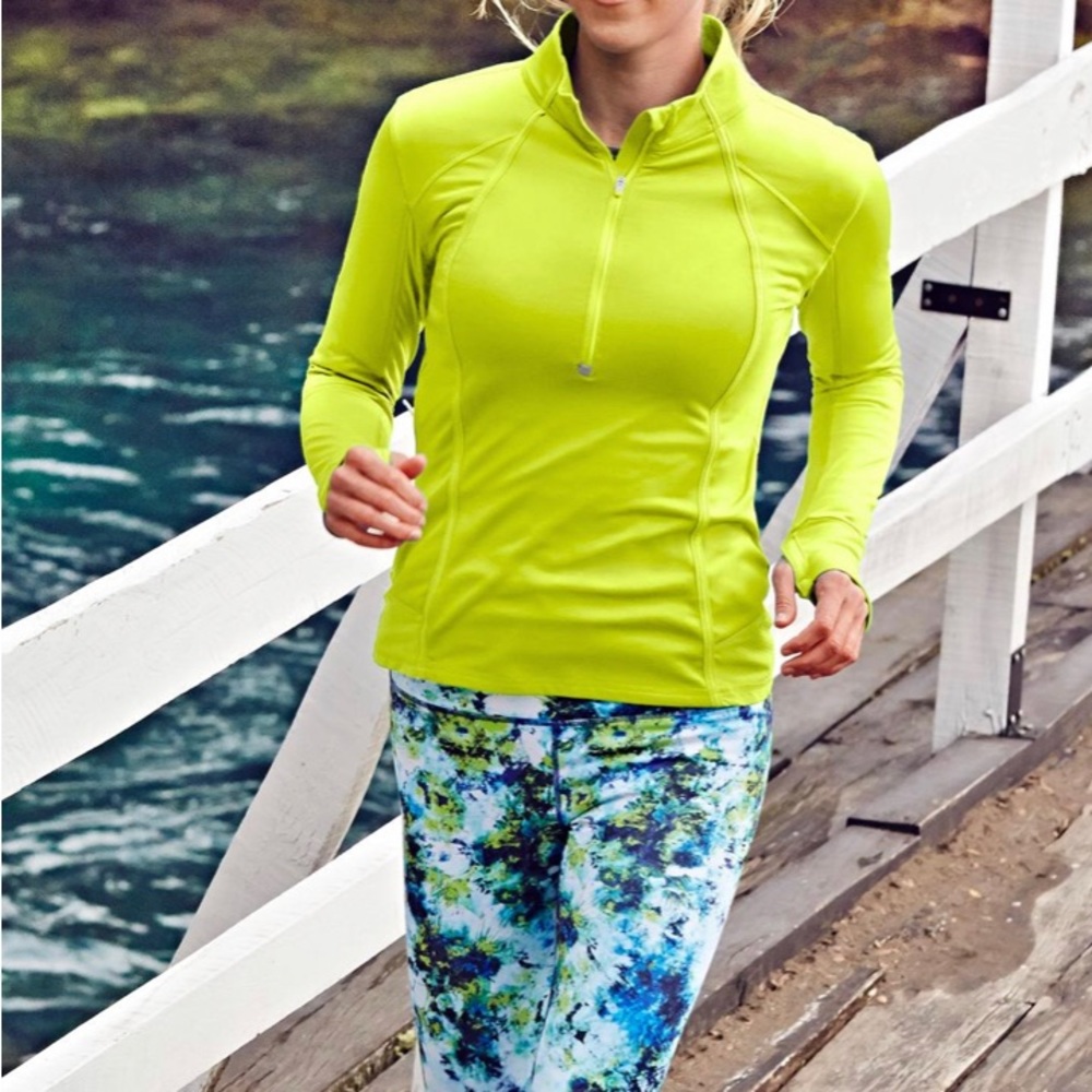 Athleta Tech Half Zip Pullover Spandex/Nylon - image 6